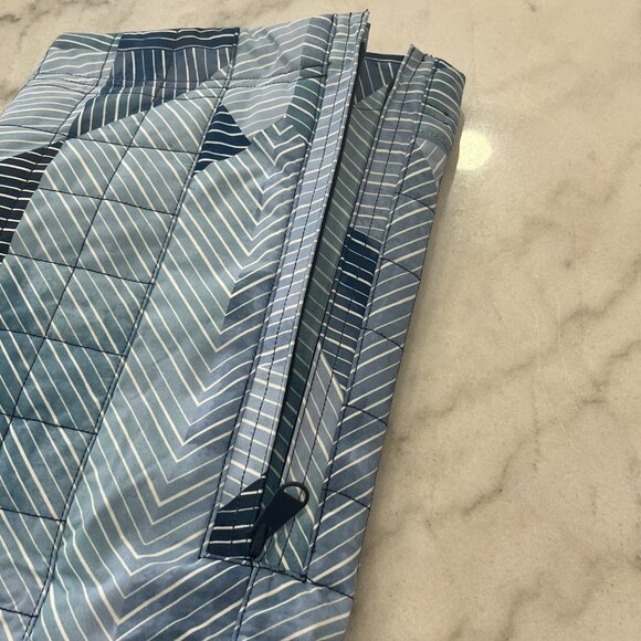 Free People Movement Printed All Prepped Bib Overalls. Indigo Patch XS  *NWOT* - Picture 5 of 9